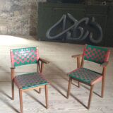 Paire de chaises Jens Risom 666 pour Walter Knoll
