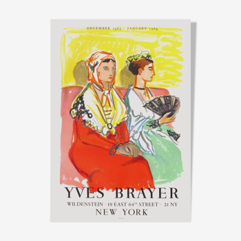 Poster Yves Brayer 1963 New York