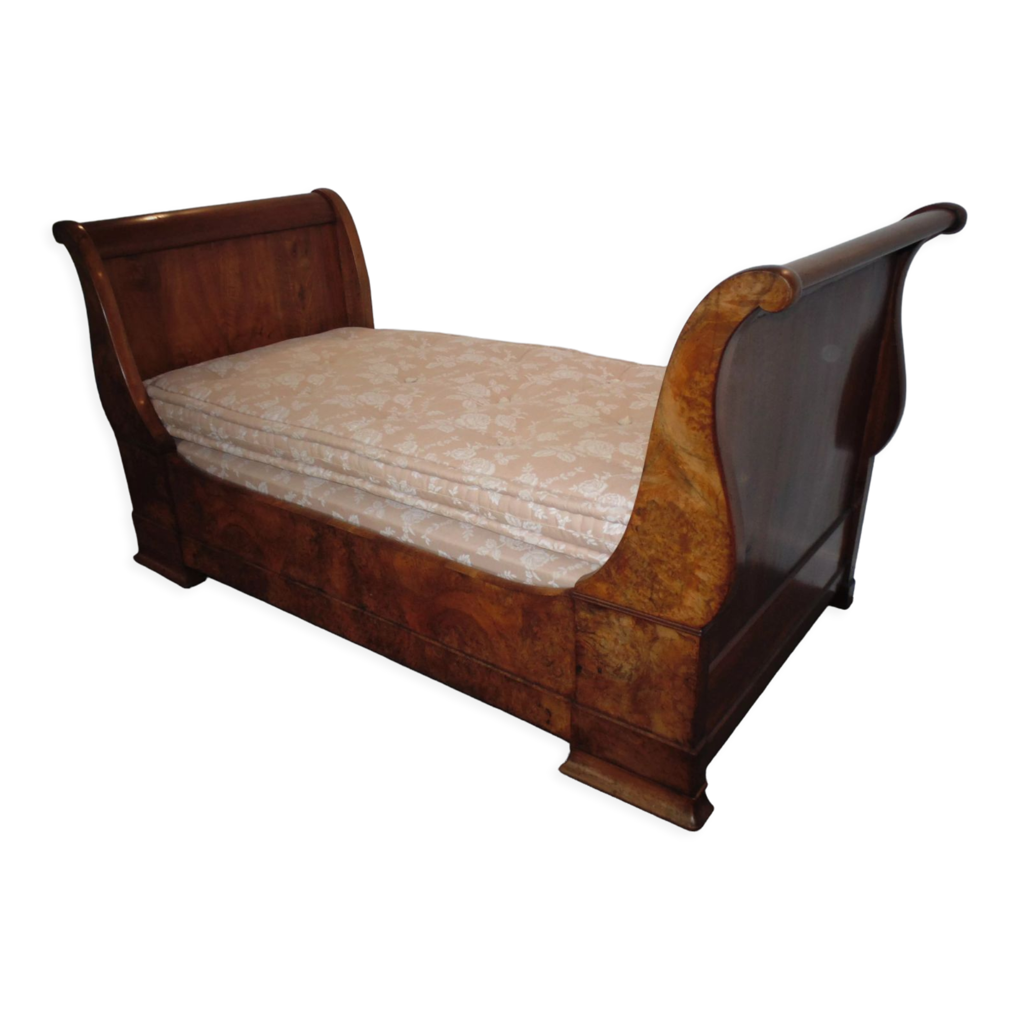 Boat bed louis philippe noyer