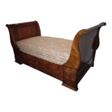 Lit bateau louis philippe noyer