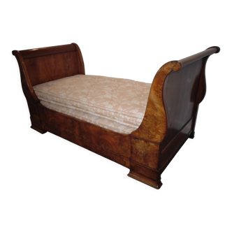 Boat bed louis philippe noyer