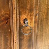 Grande armoire en bois massif XIXe Biedermeier