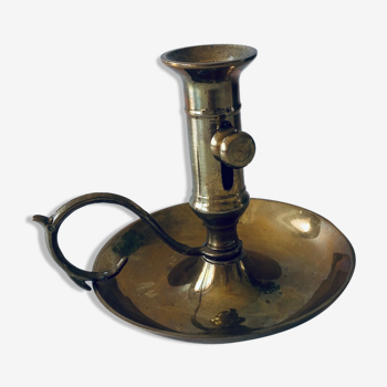 Bougeoir ancien en laiton