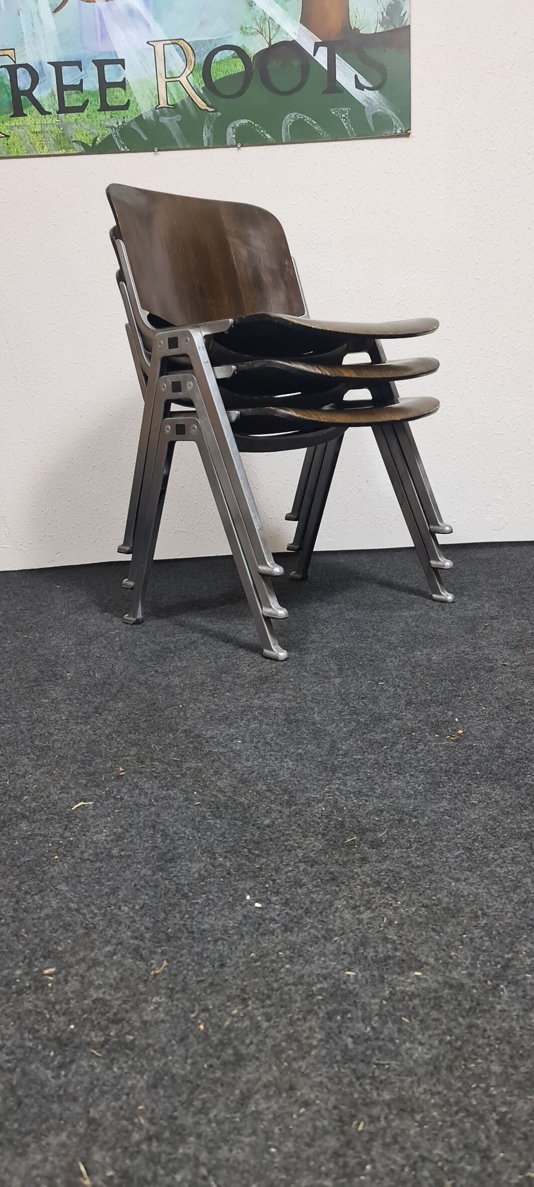 Vintage stacking chair