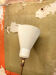 Wall lamp in brass and with three lights.  Italy 50s