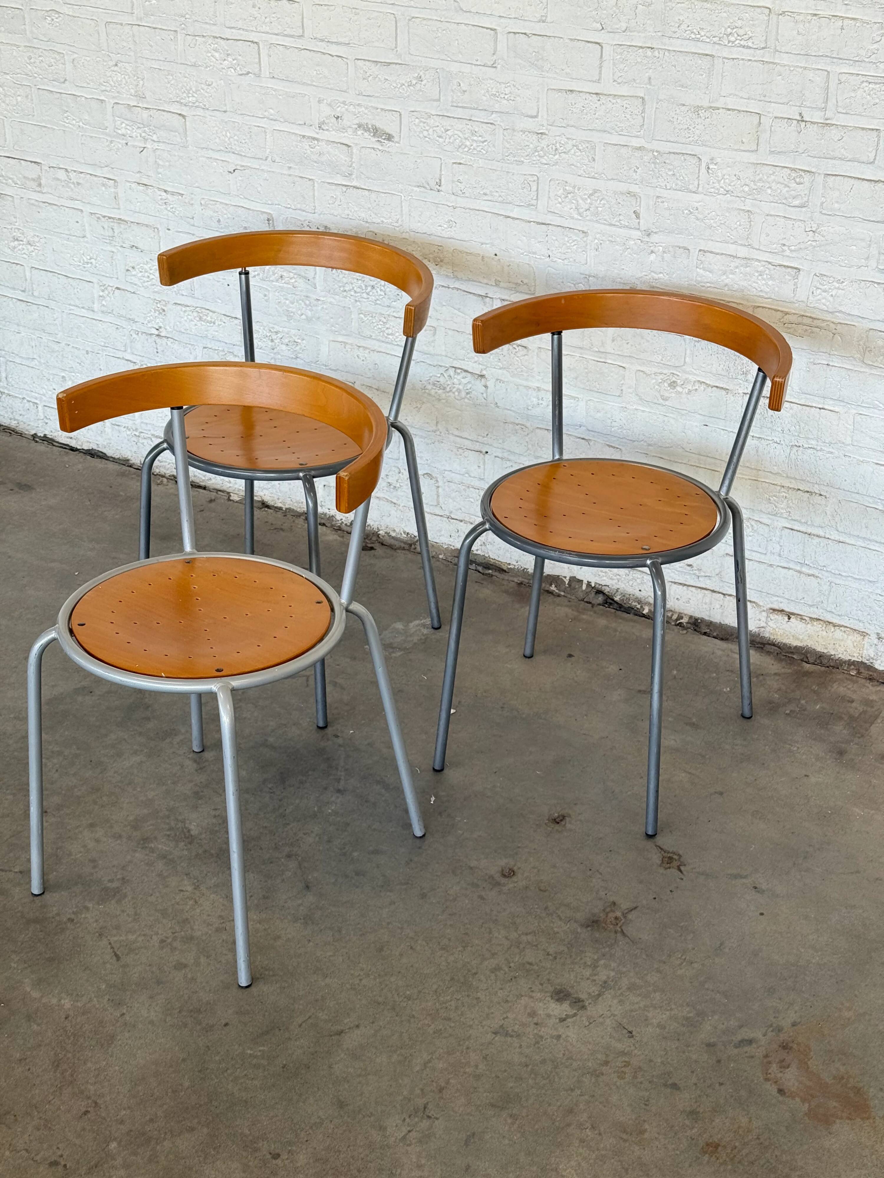 IKEA Korpo Chairs — Set of 3, Scandinavian Design, 1990s