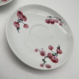 Limoges porcelain head to head coffee service with flower pattern