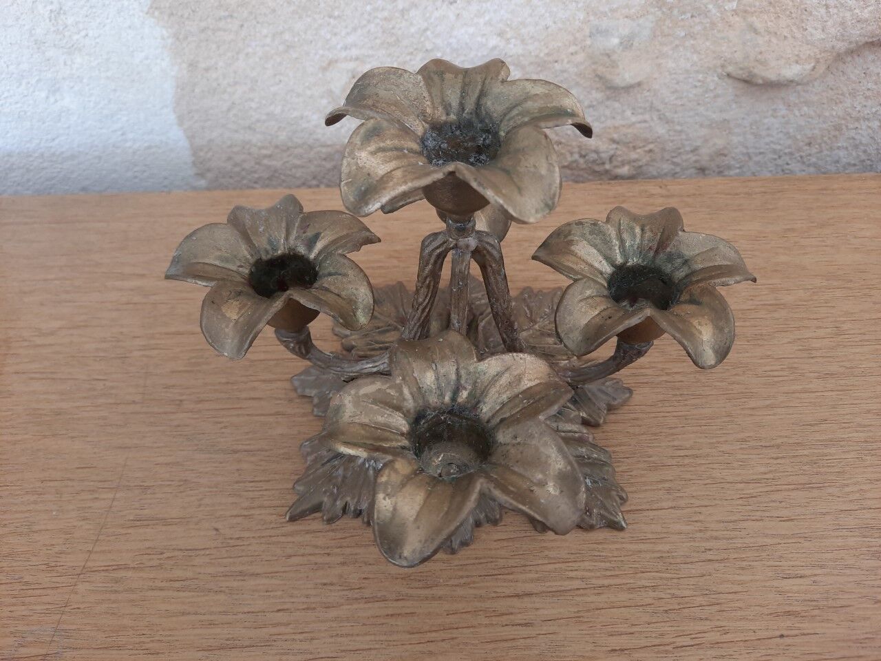 Antique candle holder