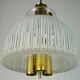 limburg mid century PENDANT LIGHT model P 239 a 4168 glass and brass 1960s