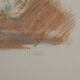 Paul COLLOMB: Dancer on a green background, original signed lithograph.