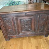 Bureau, ancien coffre renaissance XVIe