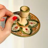 The ceramic candle holder