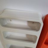 Prisunic plastic wall shelves