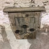 Decorative appliques made from old wood