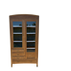 Oak display cabinet