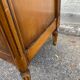 Commode Louis XVI en marqueterie et placage d'amarante/merisier 1950