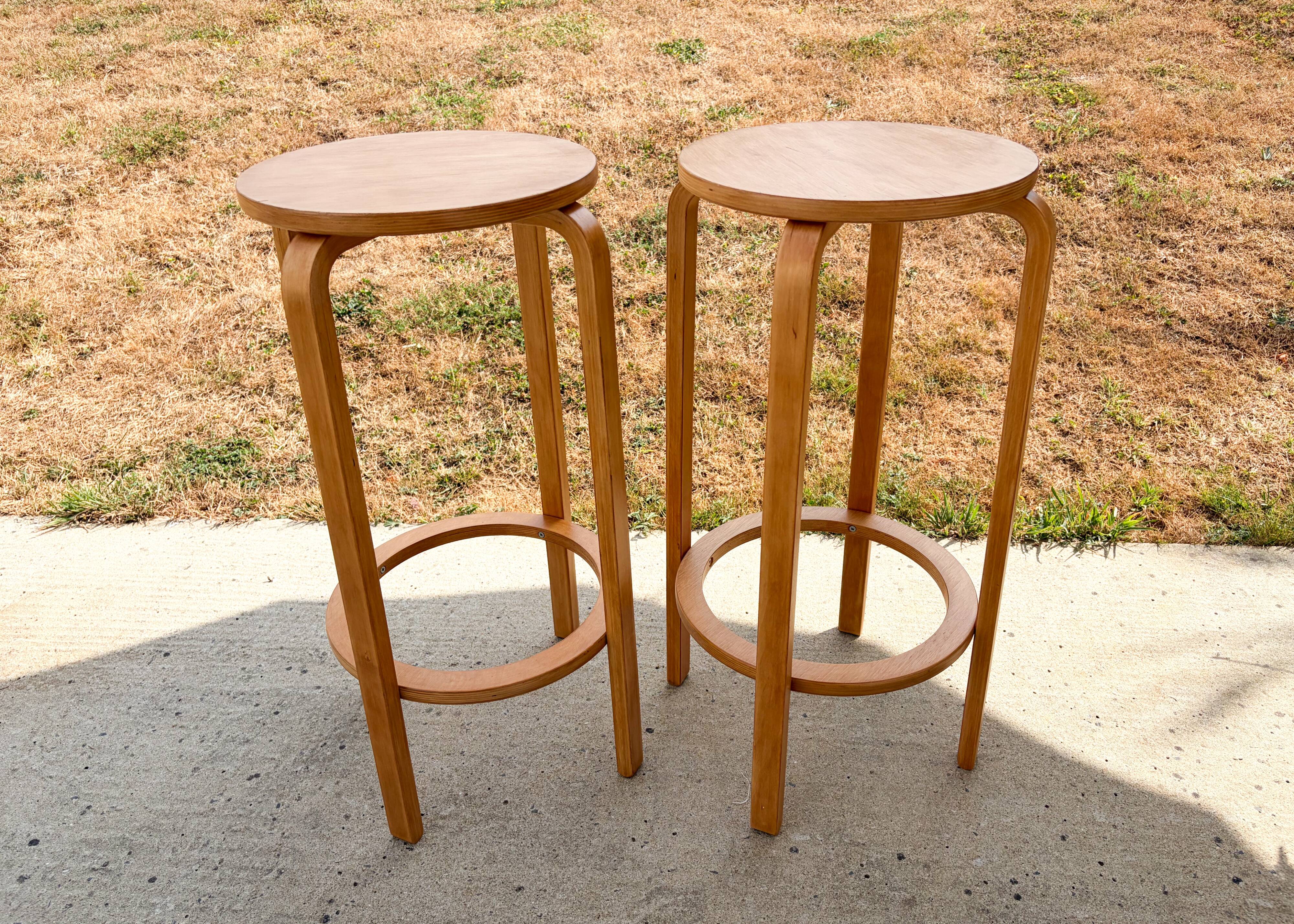 Pair of high stools, Frosta, IKEA, 1980s/90s