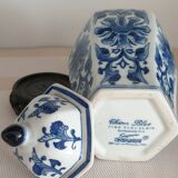 Ancienne potiche chinoise porcelaine signée  pot a gingembre h.27cm
