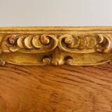 Antique gilded mirror 27x24cm