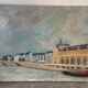 Paris quai d'Orsay, oil on canvas