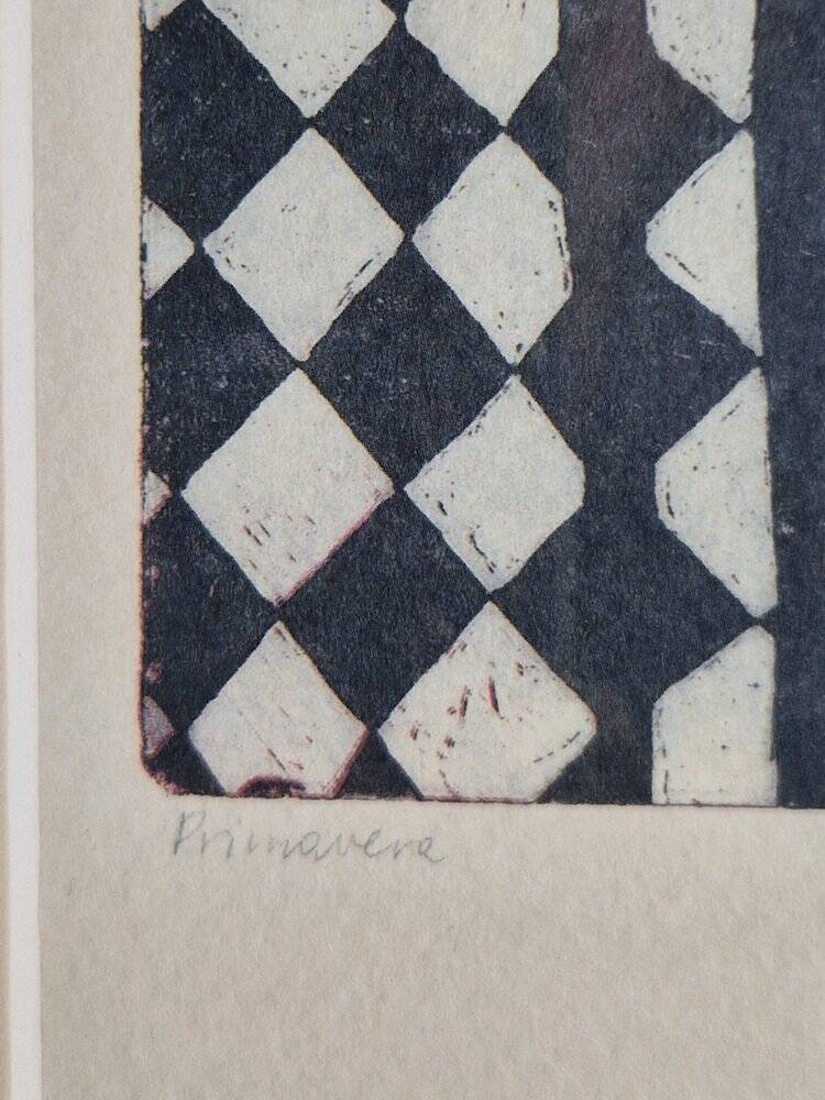 Eliza Kopec, Primavera, 1990s, Lithograph, Framed