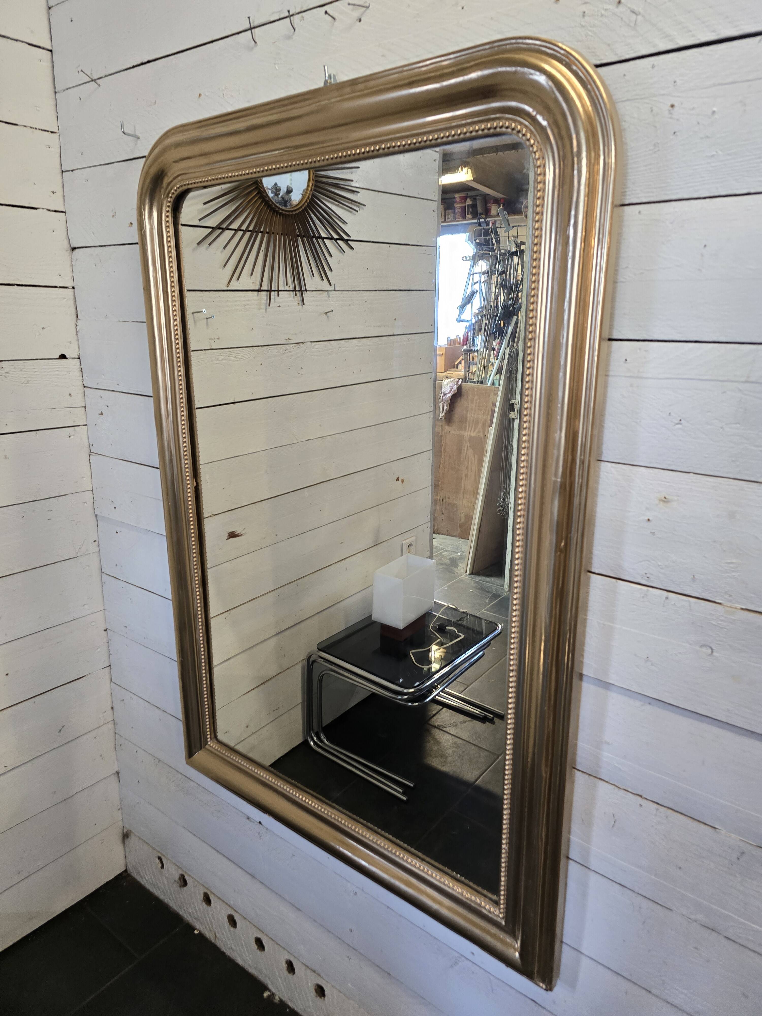 Louis Philippe style gilded mirror