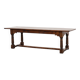 Grande table à manger en chêne français, style Renaissance, vers 1880