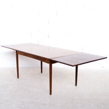 Scandinavian rosewood dining table 60's