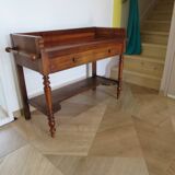 console-old dressing table-side table-mahogany stain