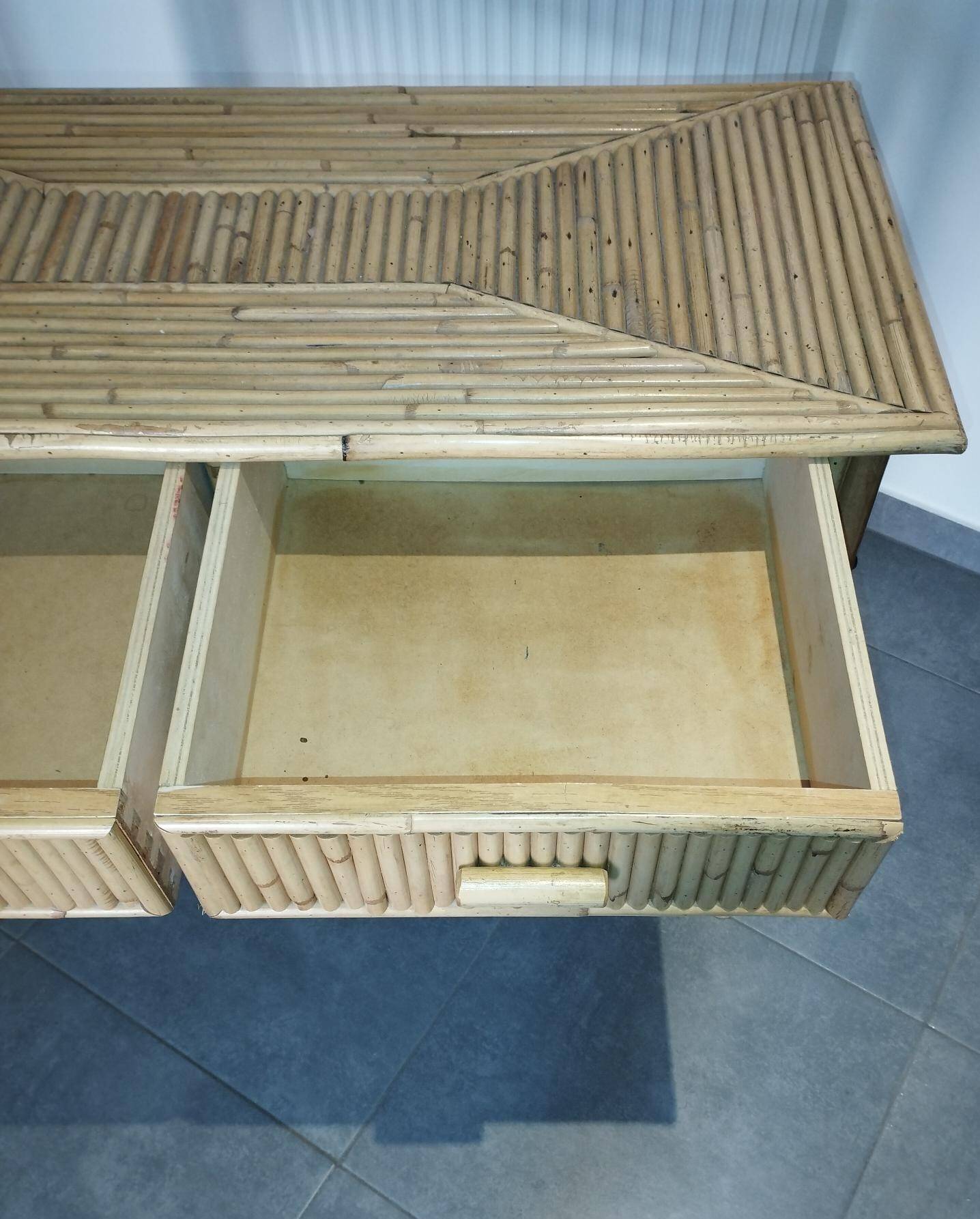 Vintage console attributed to Vivai del Sud.