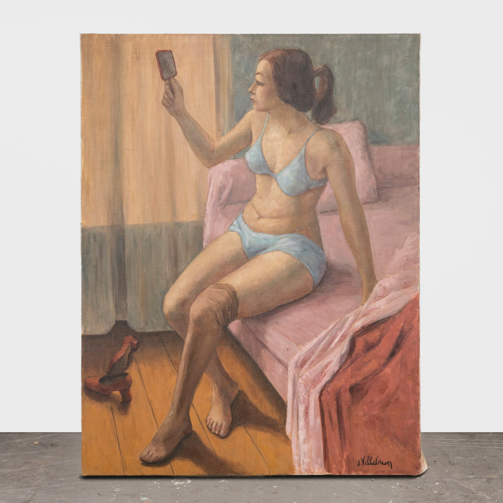 Oil on canvas by Jean Villebrun