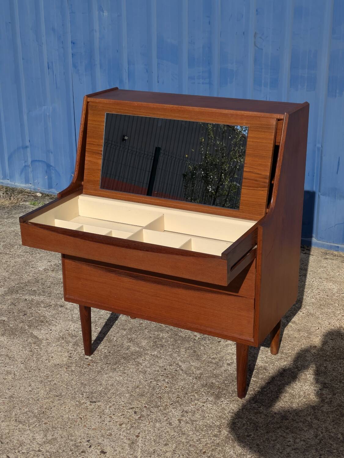 Teak dressing table by Arne Vodder for Olholm Mobelfabrik, 1960