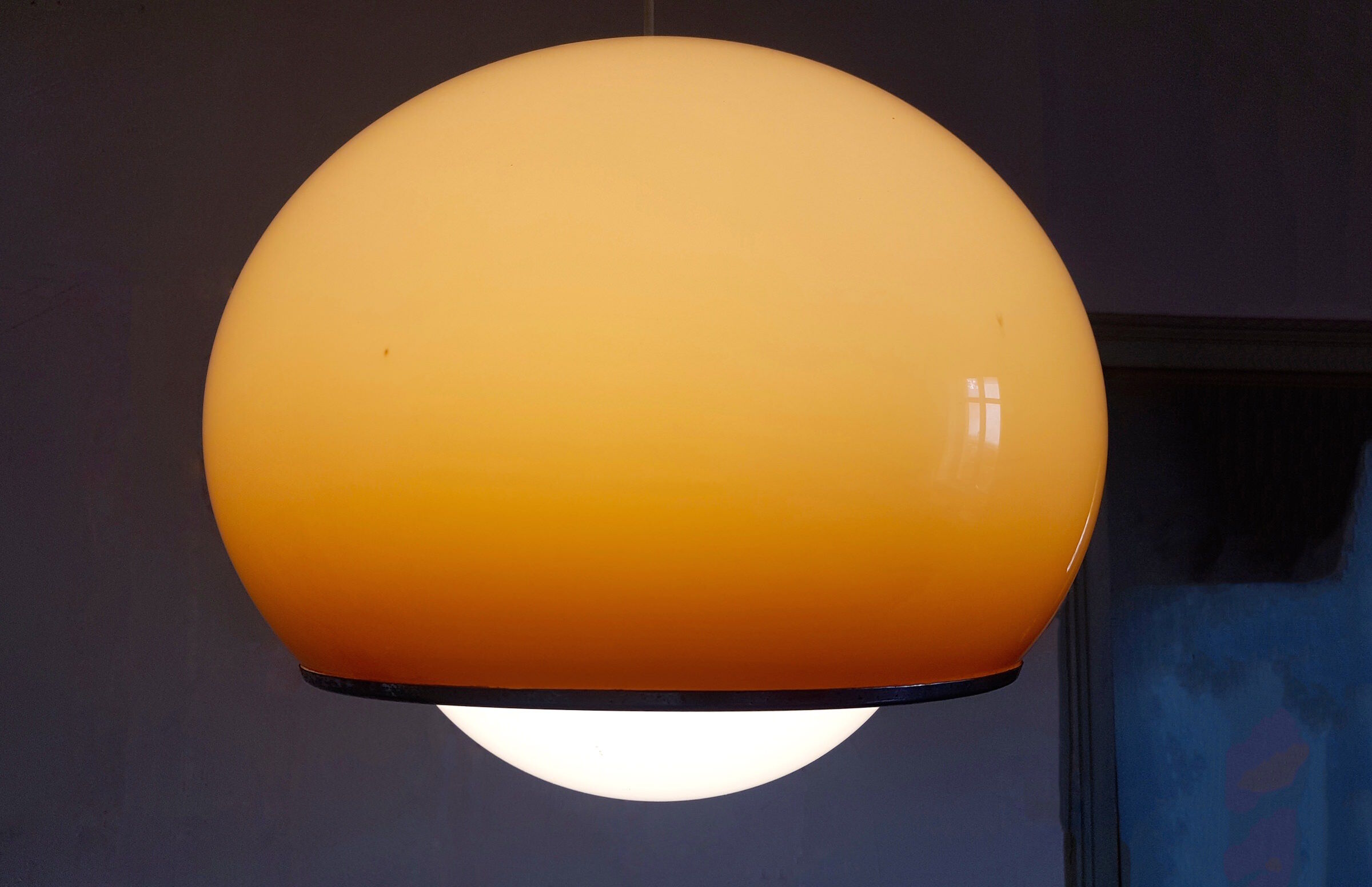 Big Bud hanging lamp by Harvey Guzzini vintage