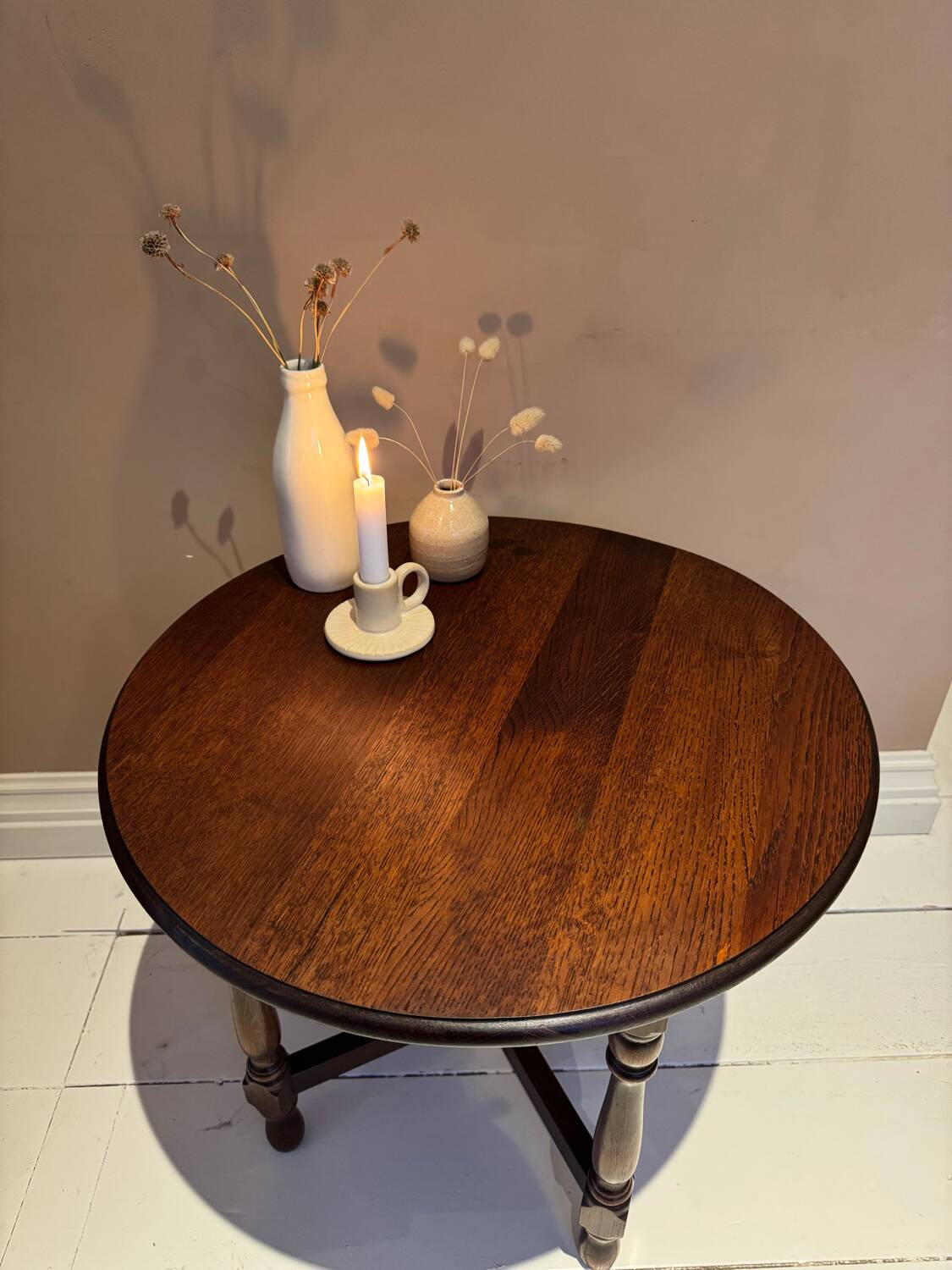 Oak side table