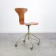 Chaise de bureau pivotante 'Mosquito' de 1ère édition par Arne Jacobsen pour Fritz Hansen, 1955