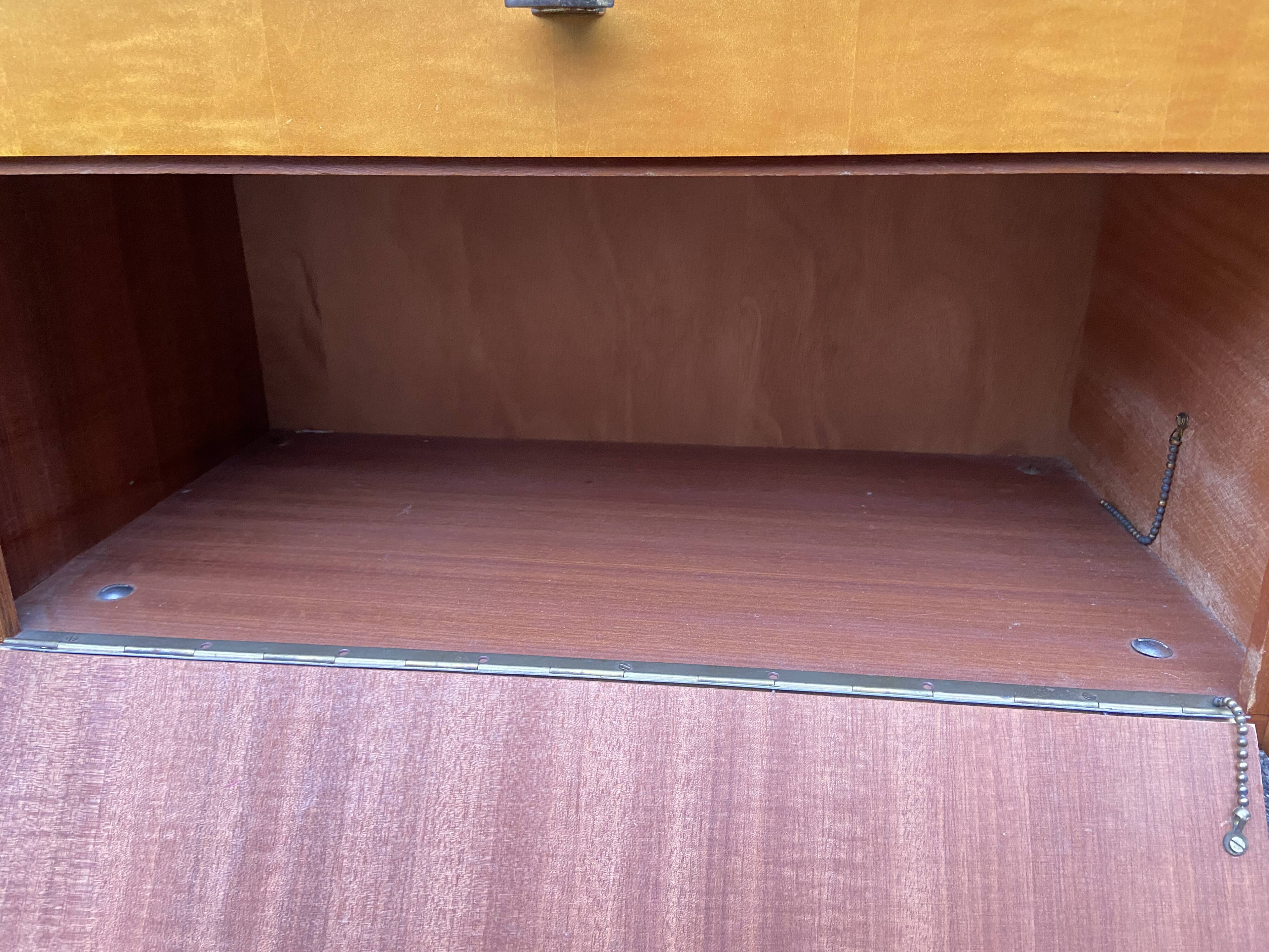 Pair of vintage Mid Century bedside tables vintage 1960s