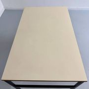 Vintage small desk designed by Pierre Paulin CM217 from the 1960s, wood and metal.