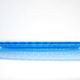 Grand plat en verre de style mid-century moderne en bleu azur par Oiva Toikka, Kastehelmi, Italie, 1979