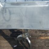 Aluminum side table