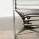 Vintage German lounge chair Kreuzschwinger by Till Behrens for Meyer Stahlmöbel, 1980s.