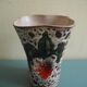 ceramic vase Vallauris fat lava vintage deco glazed ceramic vase 50s
