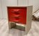 Small bedside table vintage design Space Age accent furniture