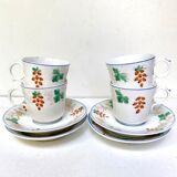 Antique porcelain coffee cups