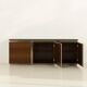 Ludovico Arcebis Parioli series rosewood sideboard, Italy 1970s