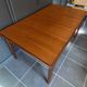 Table extensible scandinave en teck 150/225x86cm vintage an60