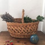 Former twisted wicker basket
