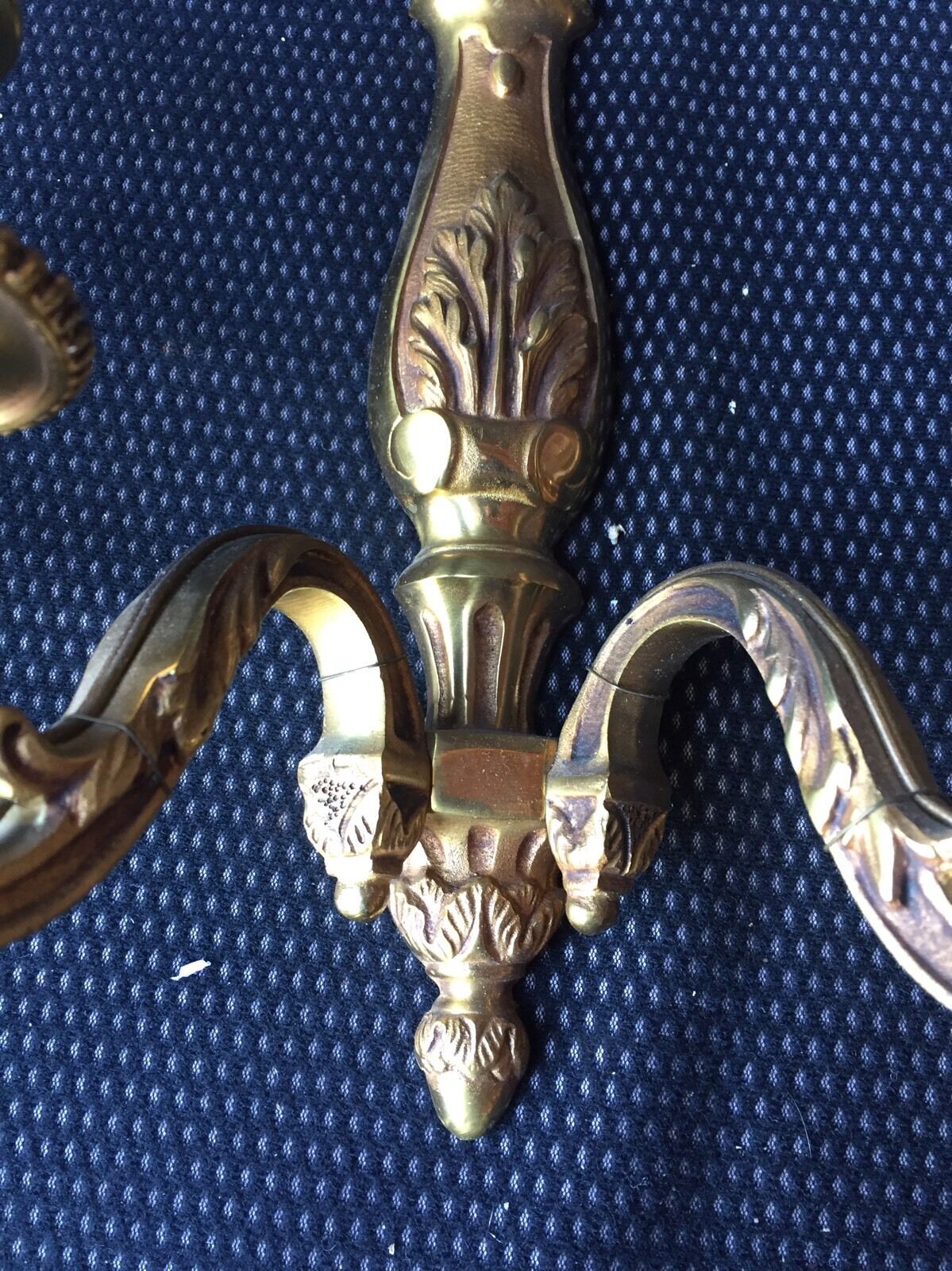 Pair of Bronze Louis XV style appliques with 2 lights