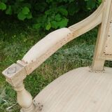 Pair of vintage antique Directoire style armchairs