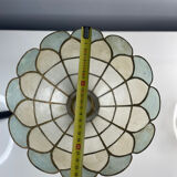 Lampshade in mother-of-pearl and brass 25 cm