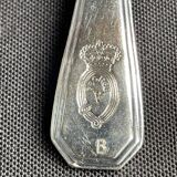 6 Christofle America teaspoons numbered George V